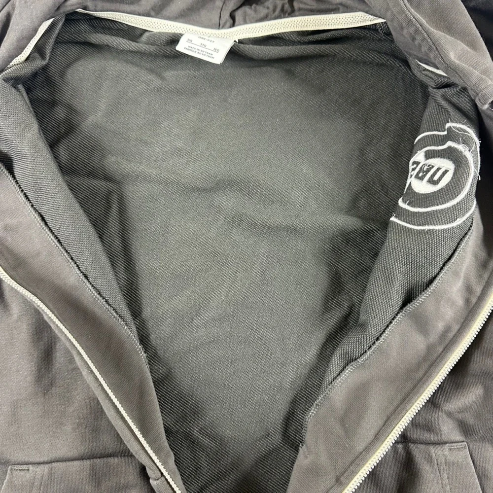 Nike MLB Chicago Cubs Dri-FIT Standard Issue Full Zip Hoodie Mens 3XL Gray Stain